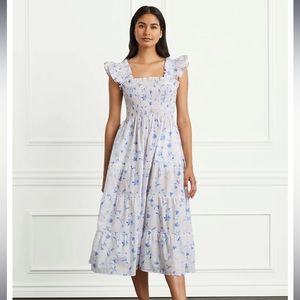 Hill House Home Ellie Nap Dress in Blue Botanical